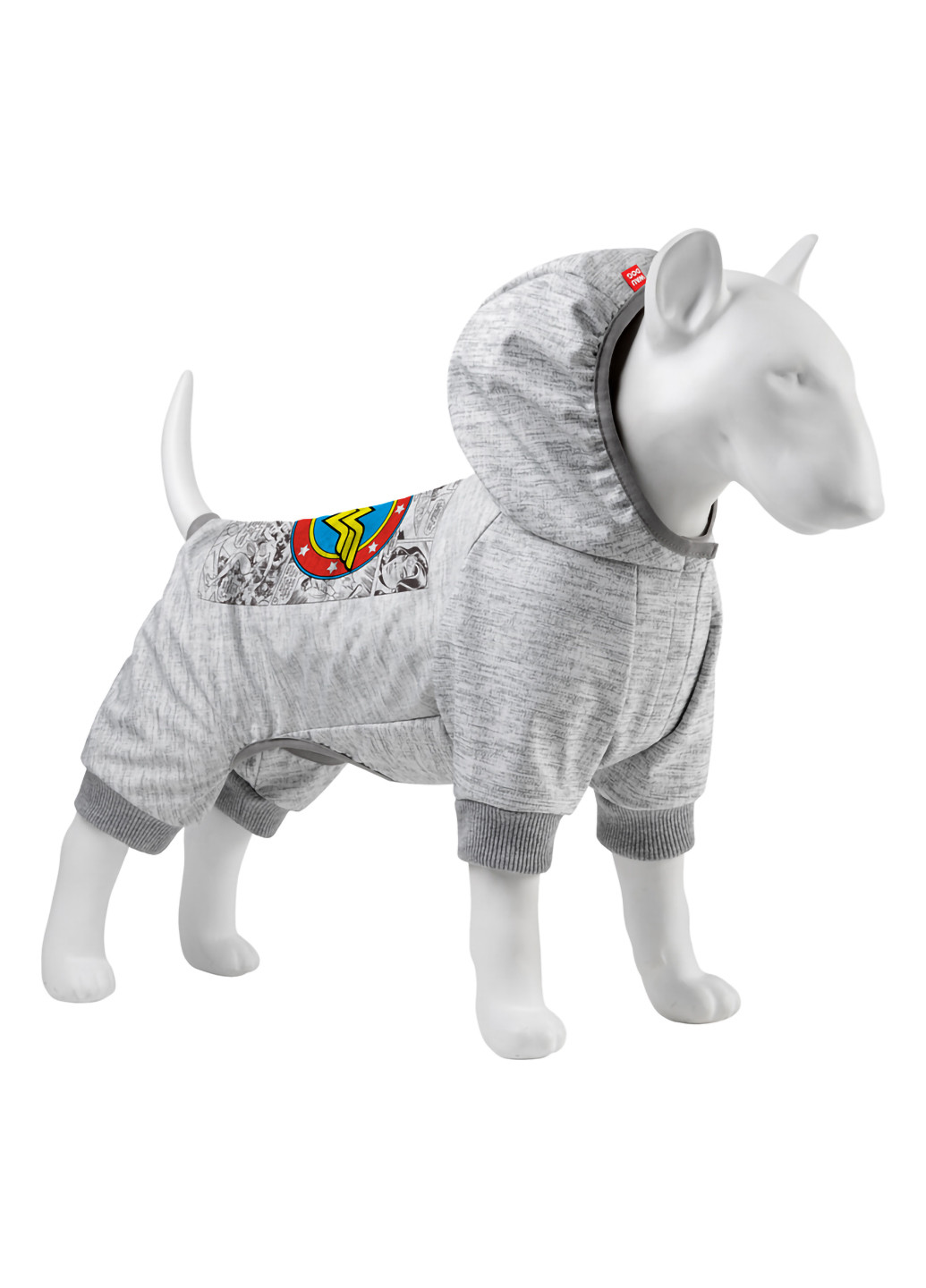 Комбінезон для собак малюнок "Чудо-жінка комікс" M35 WAUDOG (257085484)