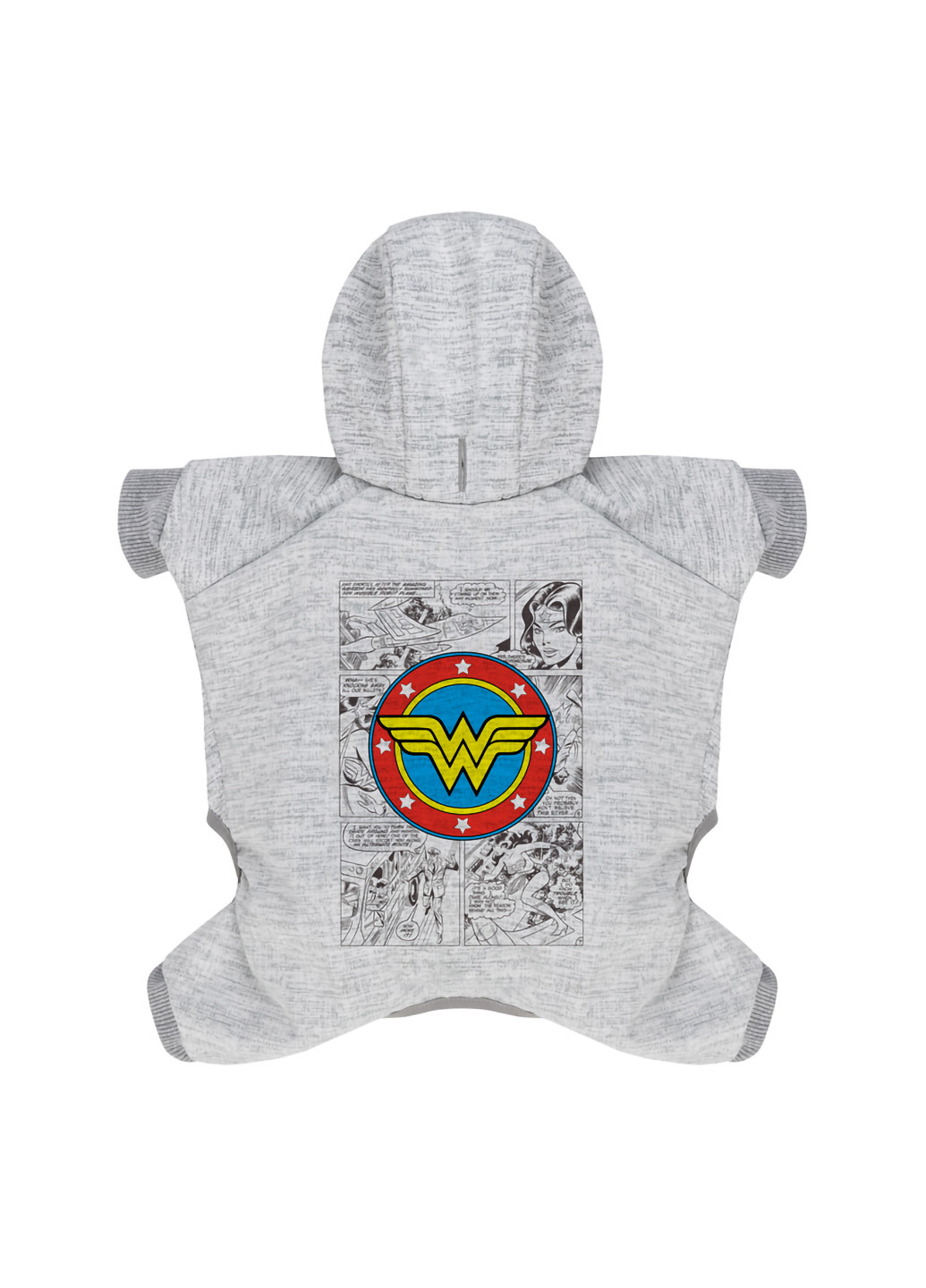 Комбінезон для собак малюнок "Чудо-жінка комікс" M35 WAUDOG (257085484)