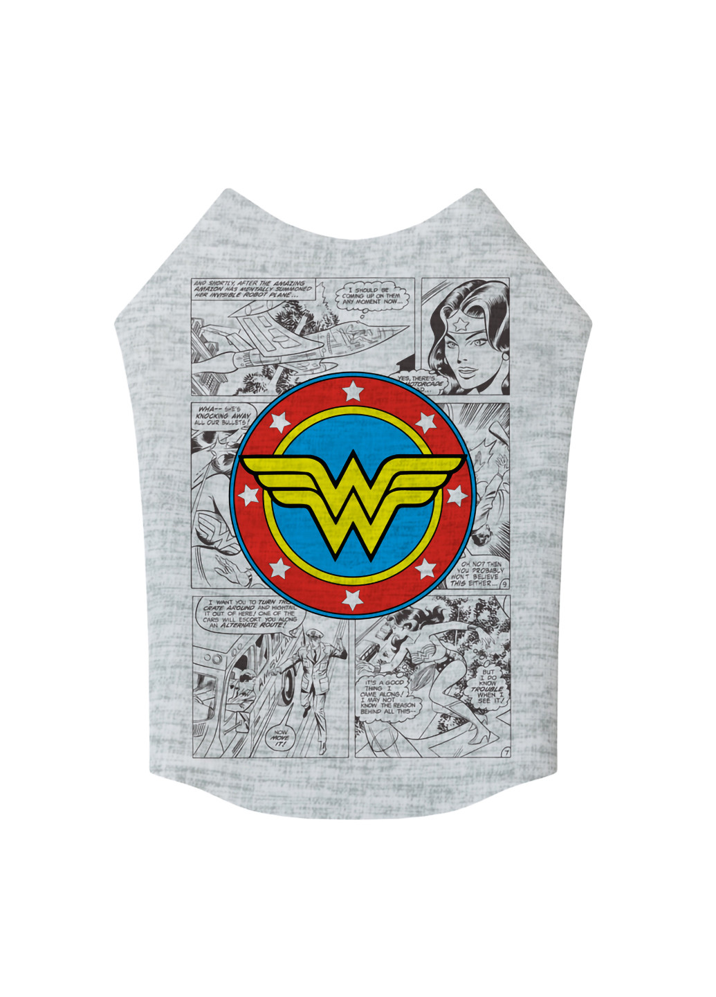 Майка для собак рисунок "Чудо-женщина комикс" XS30 WAUDOG (257086252)