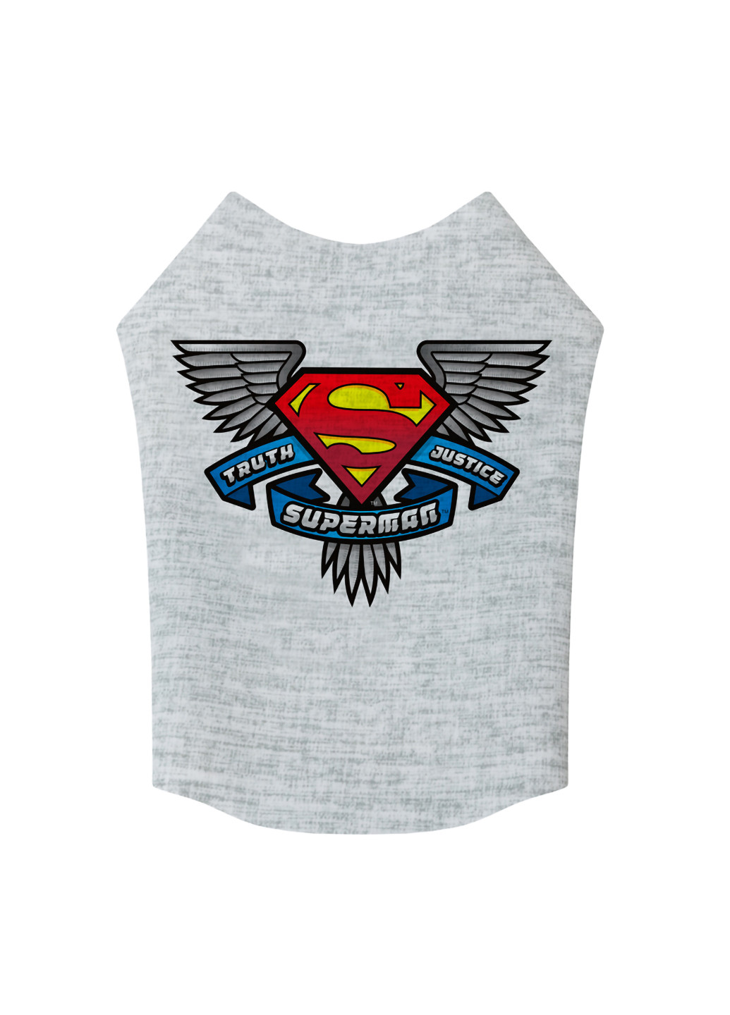 Майка для собак рисунок "Супермен, правда, справедливость" M47 WAUDOG (257085384)