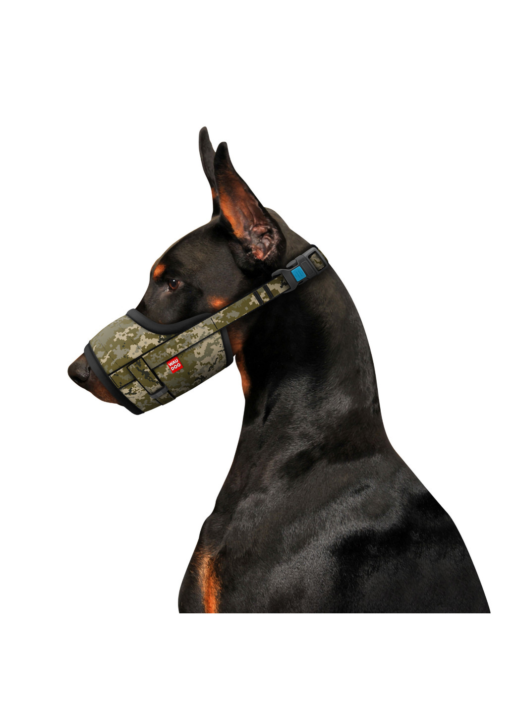 Намордник для собак рисунок "Милитари" M WAUDOG (257082168)