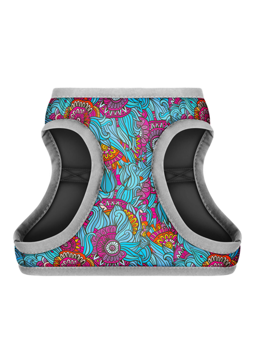 Шлея для собак м'який з QR паспортом, малюнок "Літо" XS2 WAUDOG (257082226)