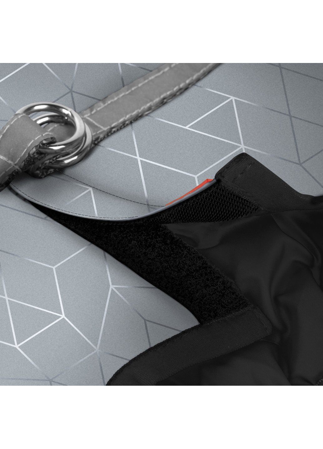 Шлея для собак мягкая c QR-паспортом, светоотражающая XS3 WAUDOG (257082238)