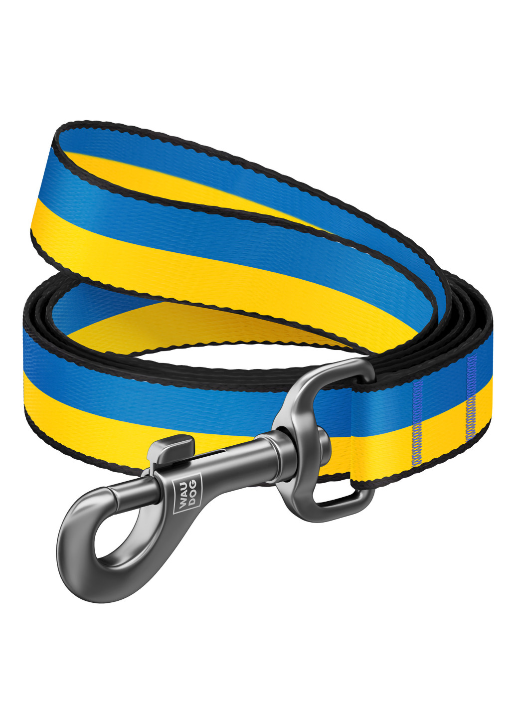 Повідець для собак нейлоновий малюнок "Colors of freedom" 122х2,5 см WAUDOG (257085209)
