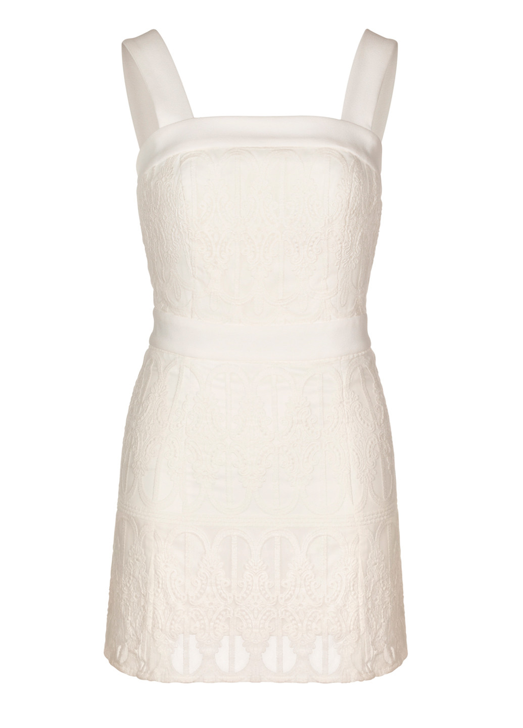 Белое кэжуал мини платье с открытой спиной с открытой спиной Finders Keepers однотонное