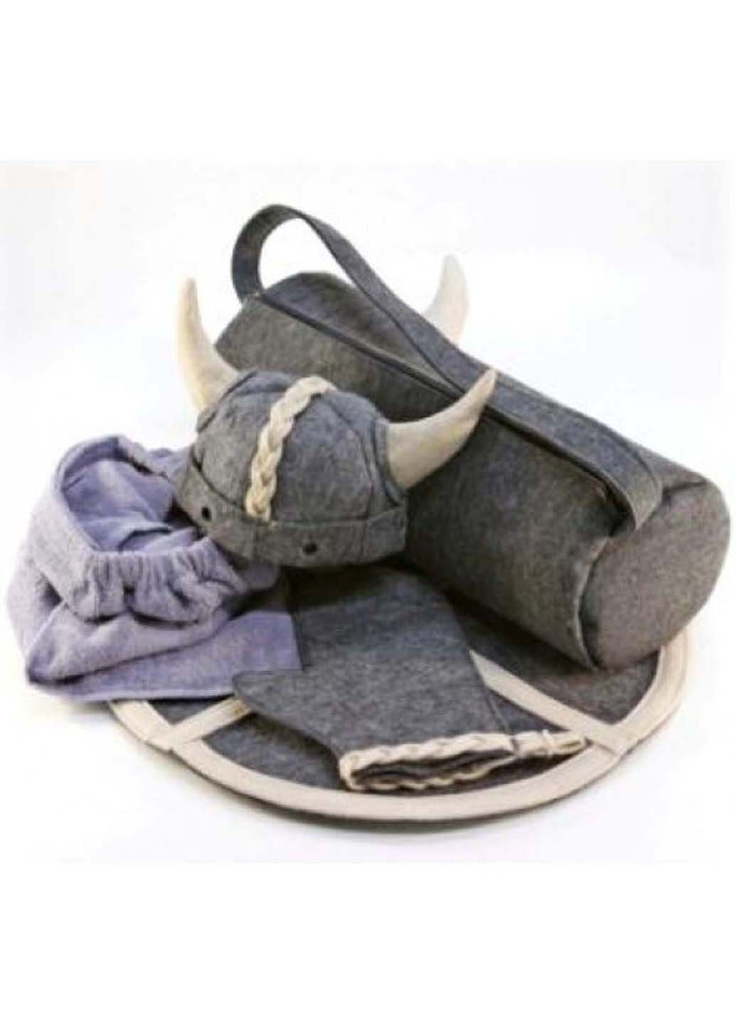 Подарунковий набір для лазні Вікінг 5 предметів Luxyart (257099444)