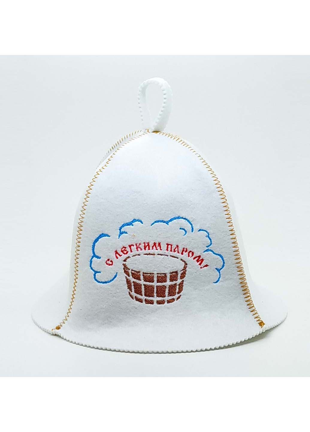 Банная шапка С легким паром искусственный фетр Luxyart (257099261)