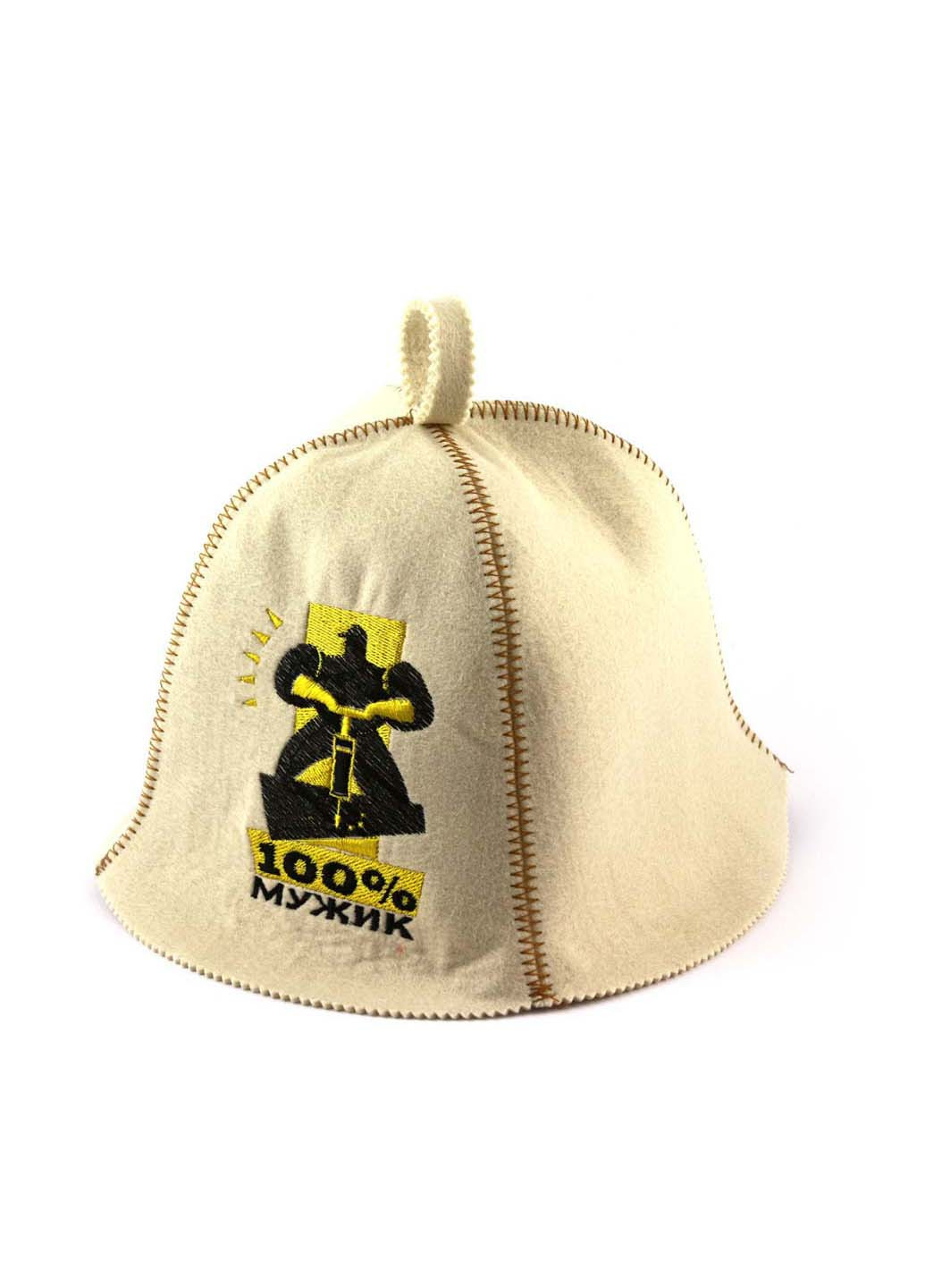 Банная шапка 100% мужик Luxyart (257099077)