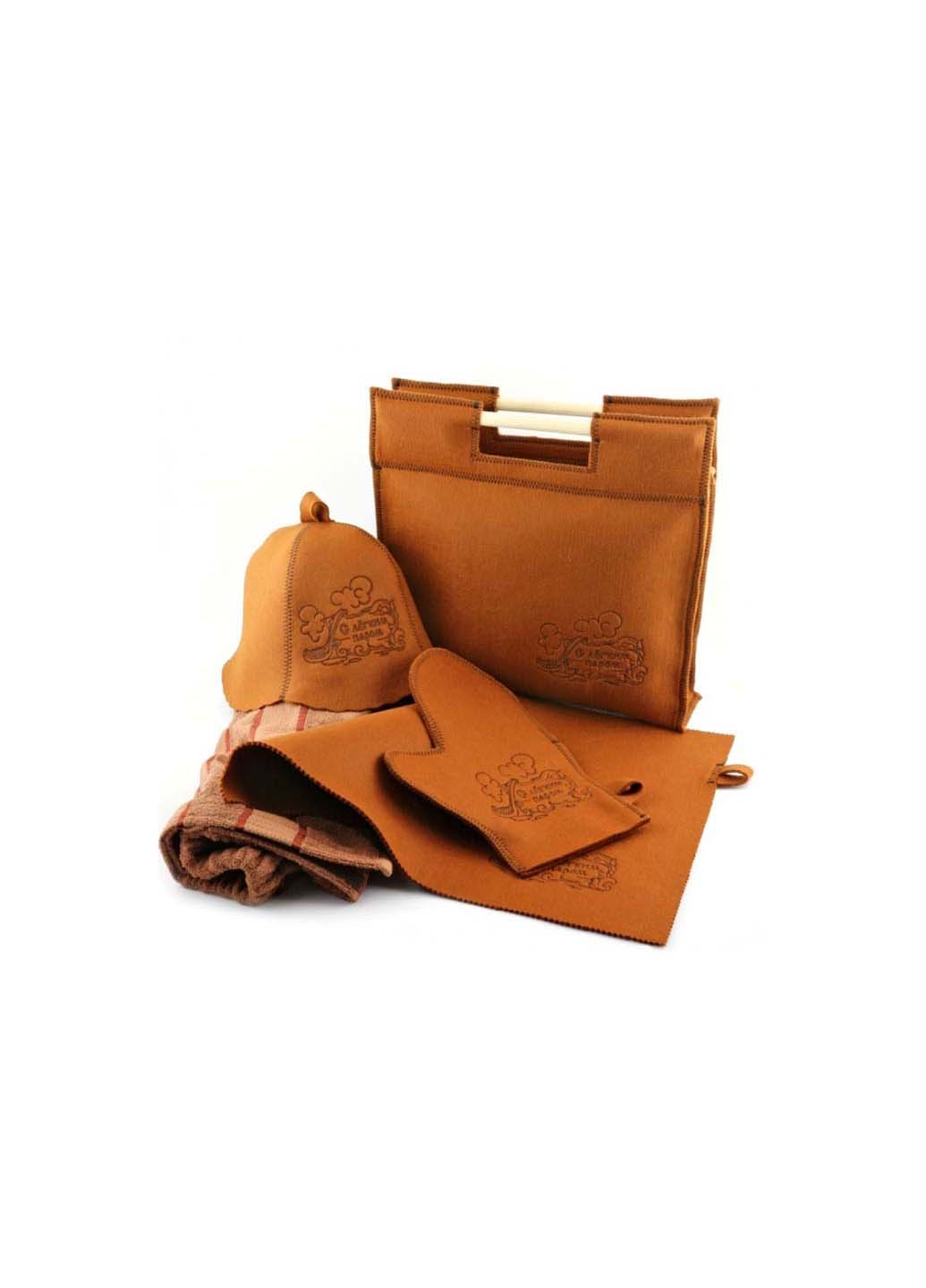 Подарунковий набір для лазні "З легкою парою" 5 в 1 Luxyart (257099369)