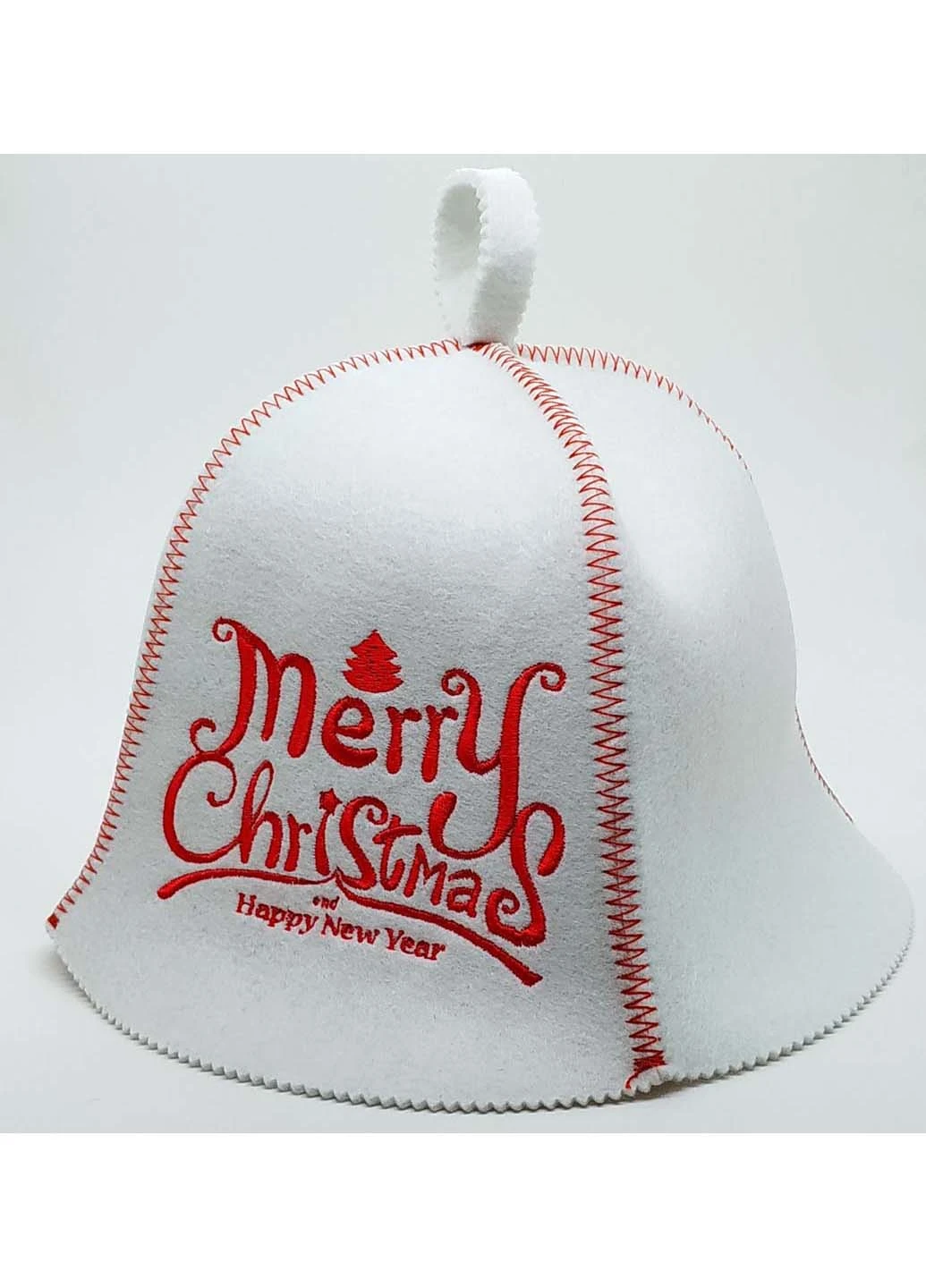 Банна шапка Merry Christmas штучний фетр Luxyart (257099248)