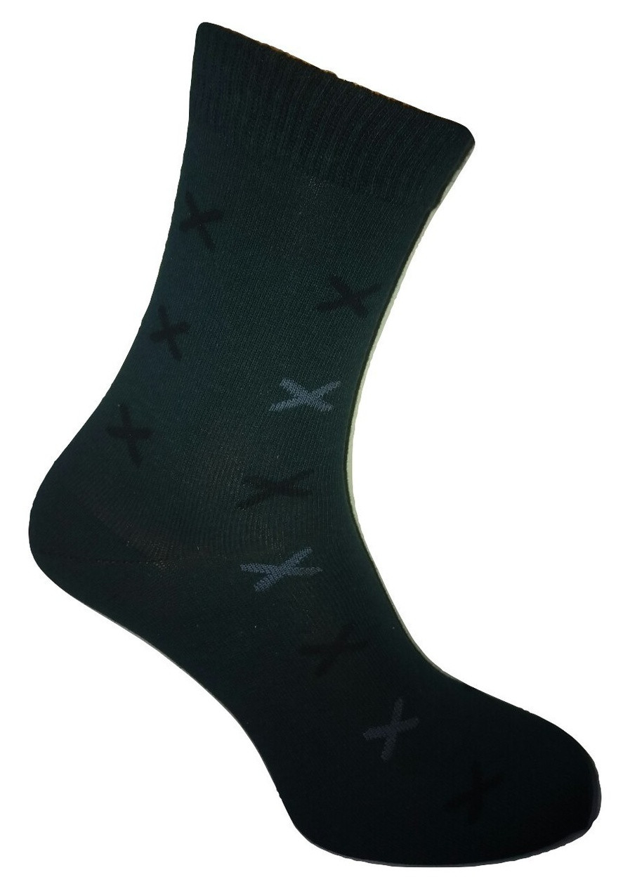 Оливковые носки из хлопка НОВА ПАРА однотонные (257108233)