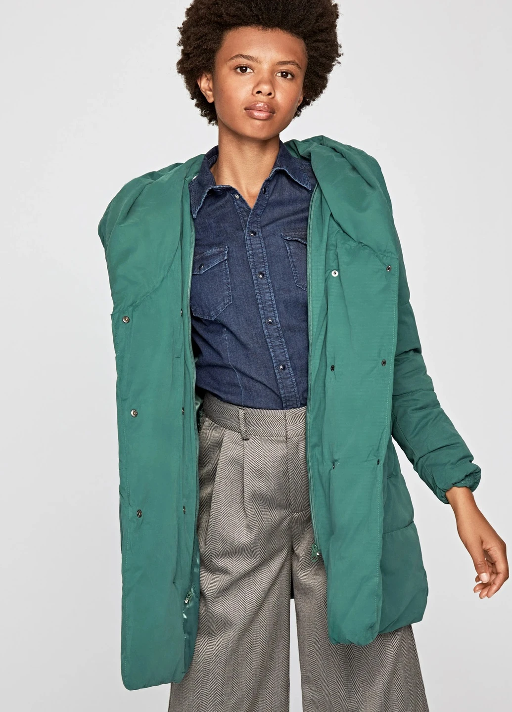 Зелена зимня куртка Pepe Jeans