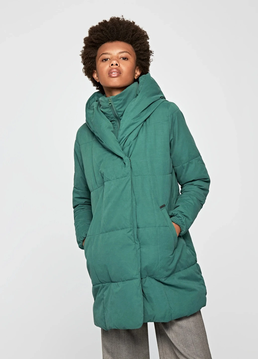 Зелена зимня куртка Pepe Jeans