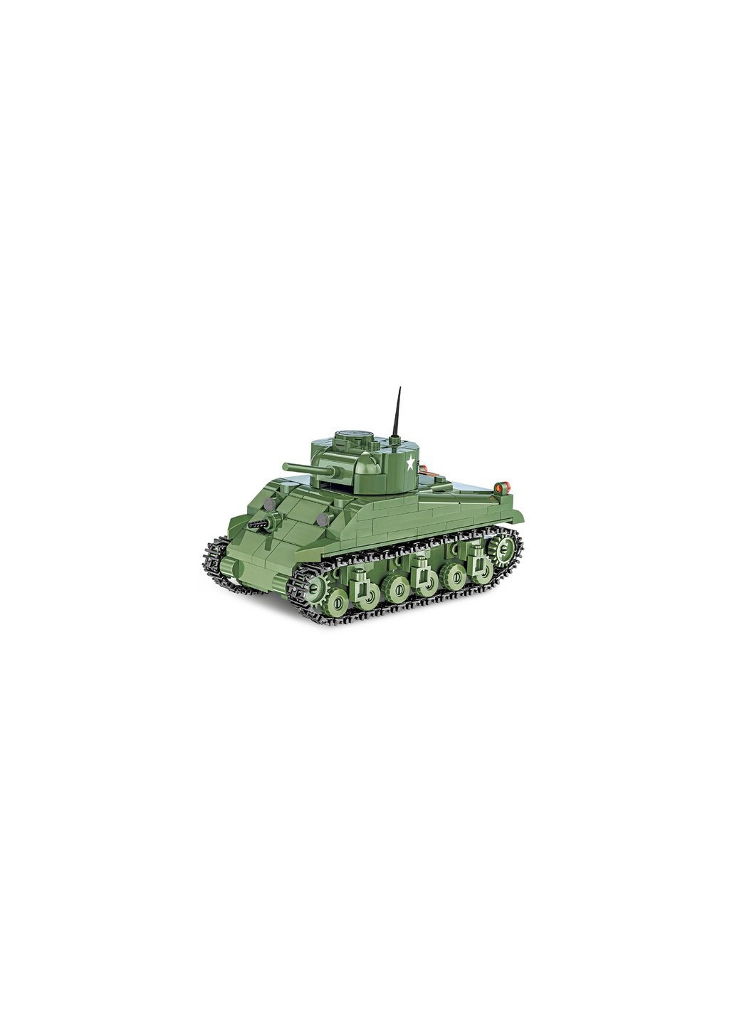 Конструктор Друга Світова Війна Танк M4 Шерман, 312 деталей (-2715) Cobi (257099780)