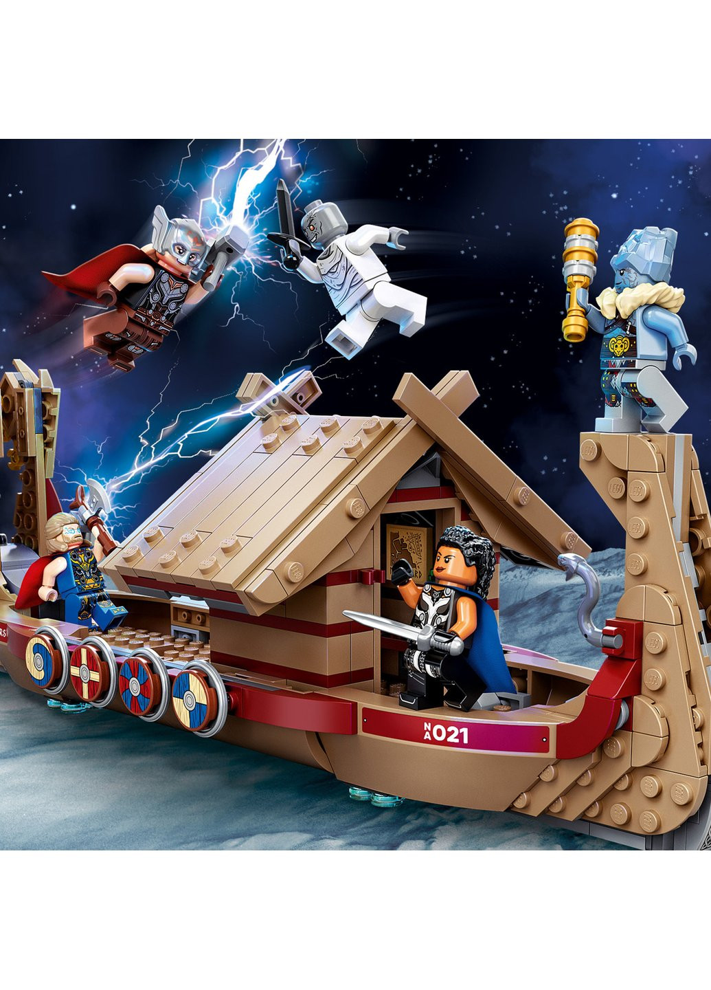 Конструктор Super Heroes Козья лодка 564 детали (76208) Lego (257099513)