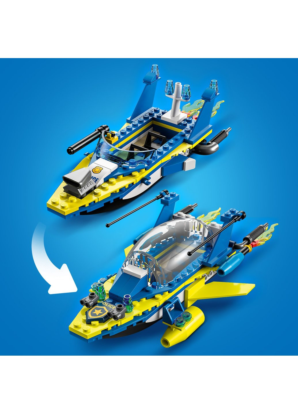 Конструктор City Missions Детективные миссии водной полиции 278 деталей (60355) Lego (257099768)