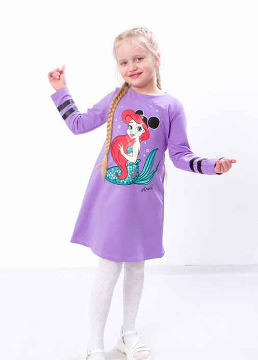 Фиолетовое платье для девочки носи свое 104 см сирень (ариэль) (-057-33-v44) Носи своє (257133545)