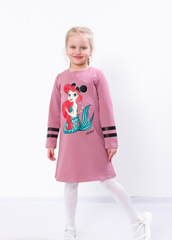 Розовое платье для девочки носи свое 104 см сирень (ариэль) (-057-33-v44) Носи своє (257133553)