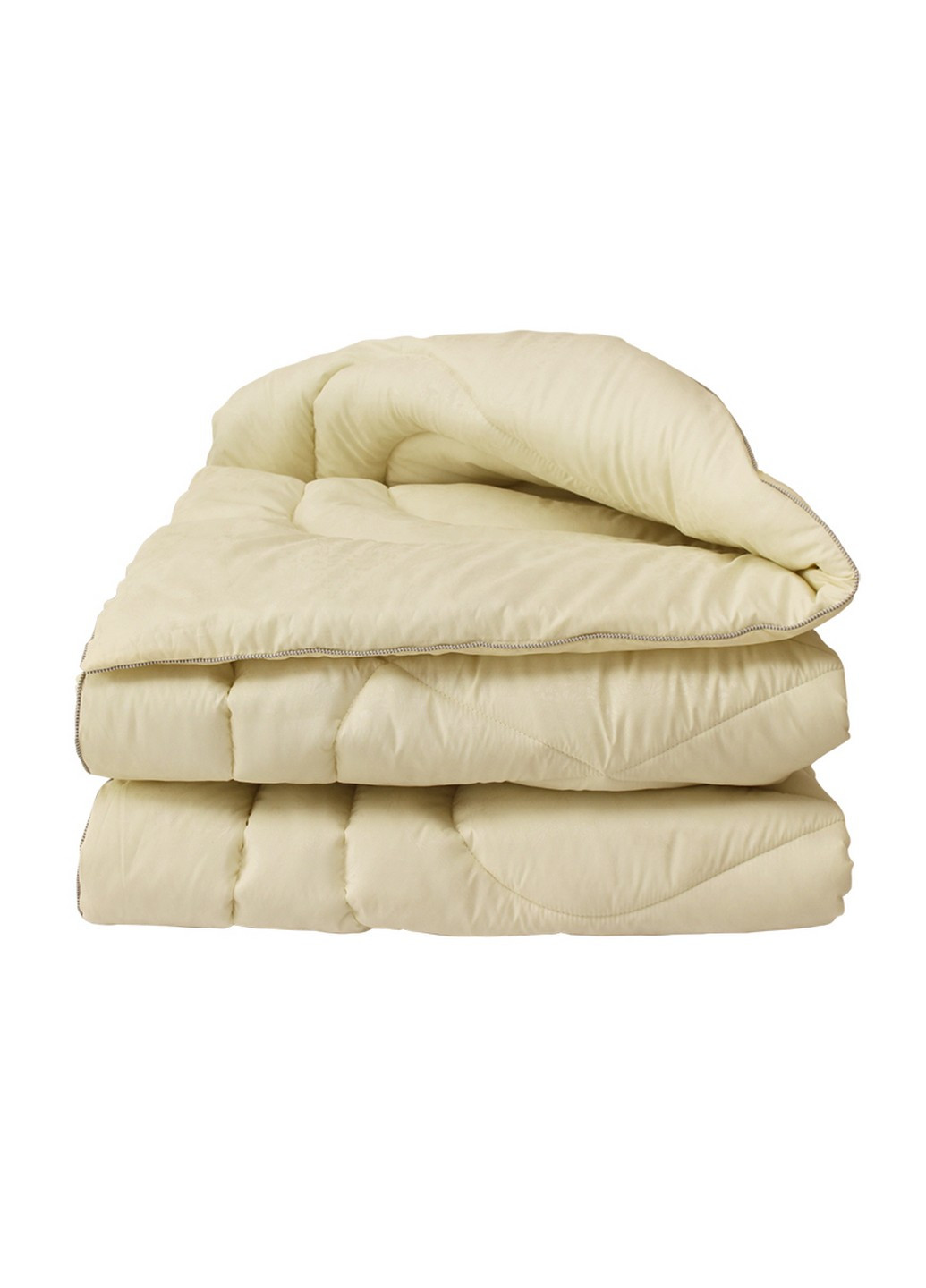Комплект одеяло лебяжий пух "Бежевое" + 2 подушки (70х70) 195х215 см Tag (257112554)