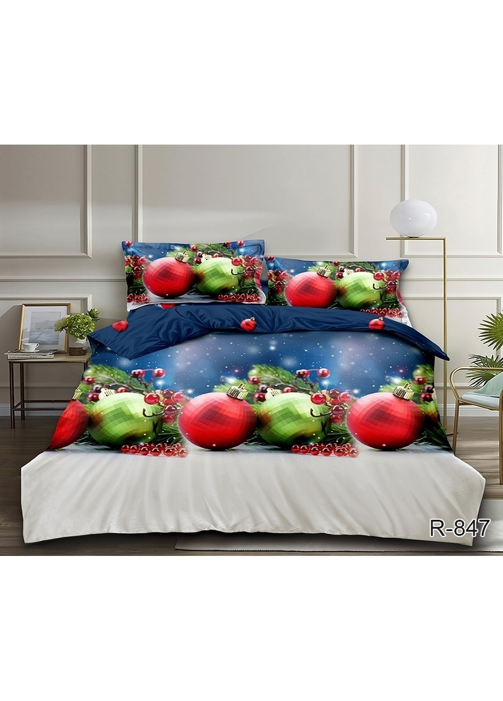 Комплект постільної білизни з компаньйоном Євро Tag (257113060)