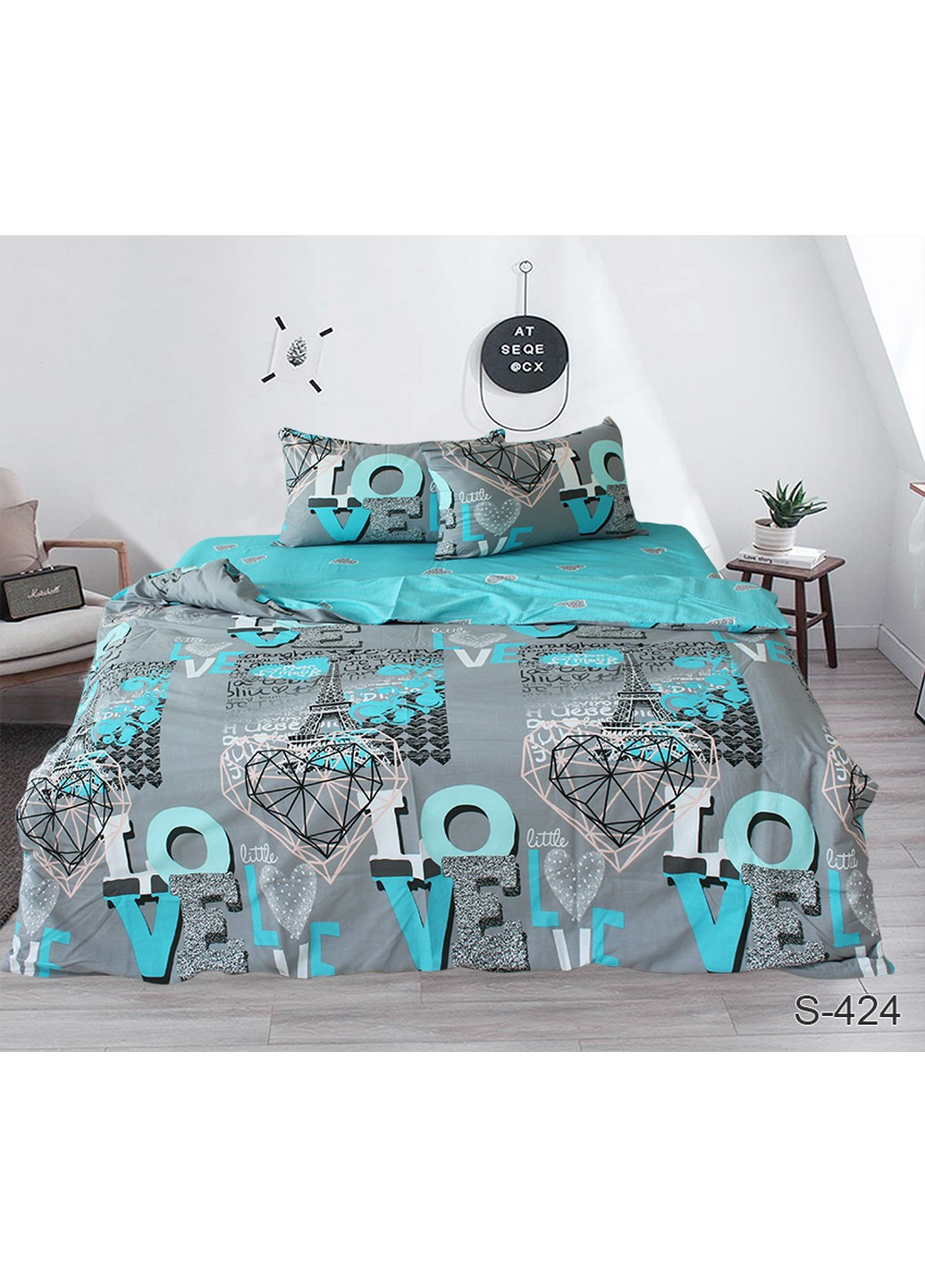 Постільна білизна з компаньйоном (S424) 1.5-спальний Tag (257113633)
