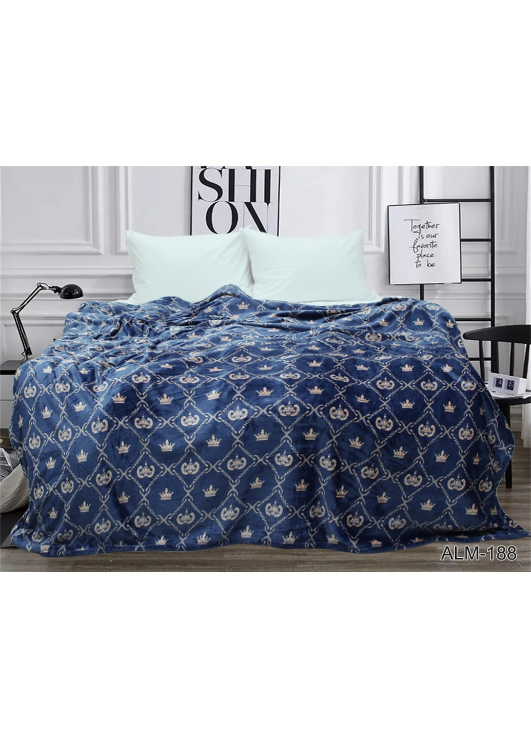 Плед велсофт (мікрофібра) 160х220 см Tag (257113161)