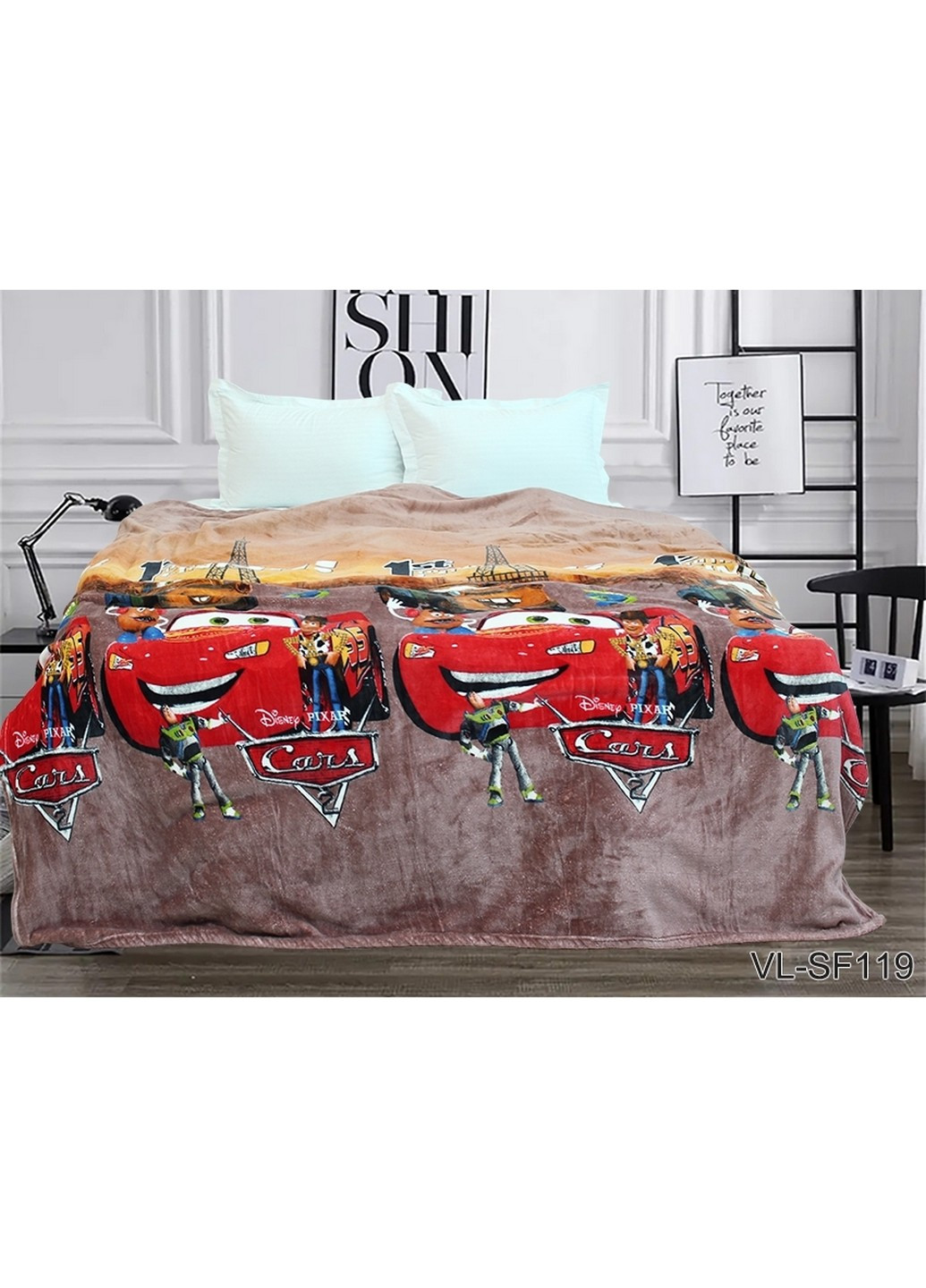 Плед велсофт (мікрофібра) 160х220 см Tag (257113441)