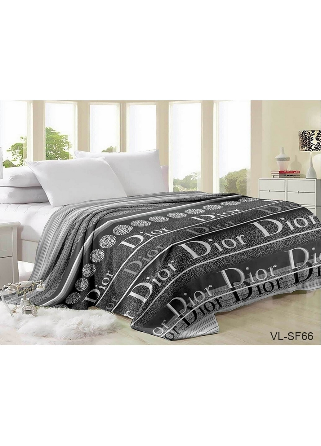 Плед велсофт (мікрофібра) 200х220 см Tag (257112652)