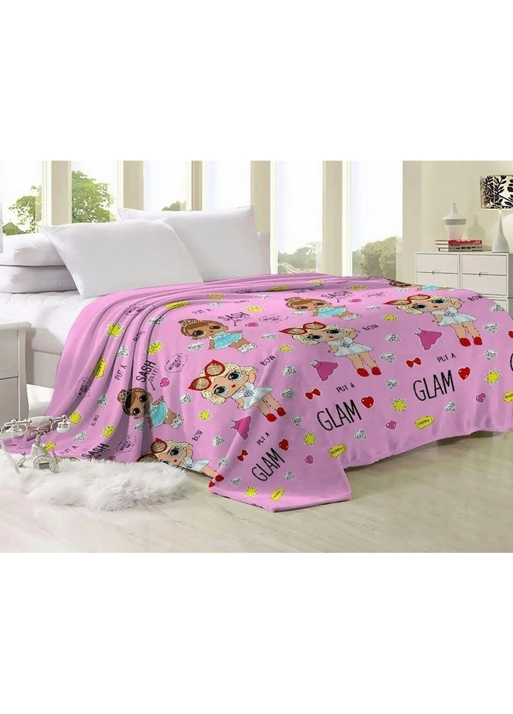 Плед велсофт (микрофибра) 160х220 см Tag (257113091)