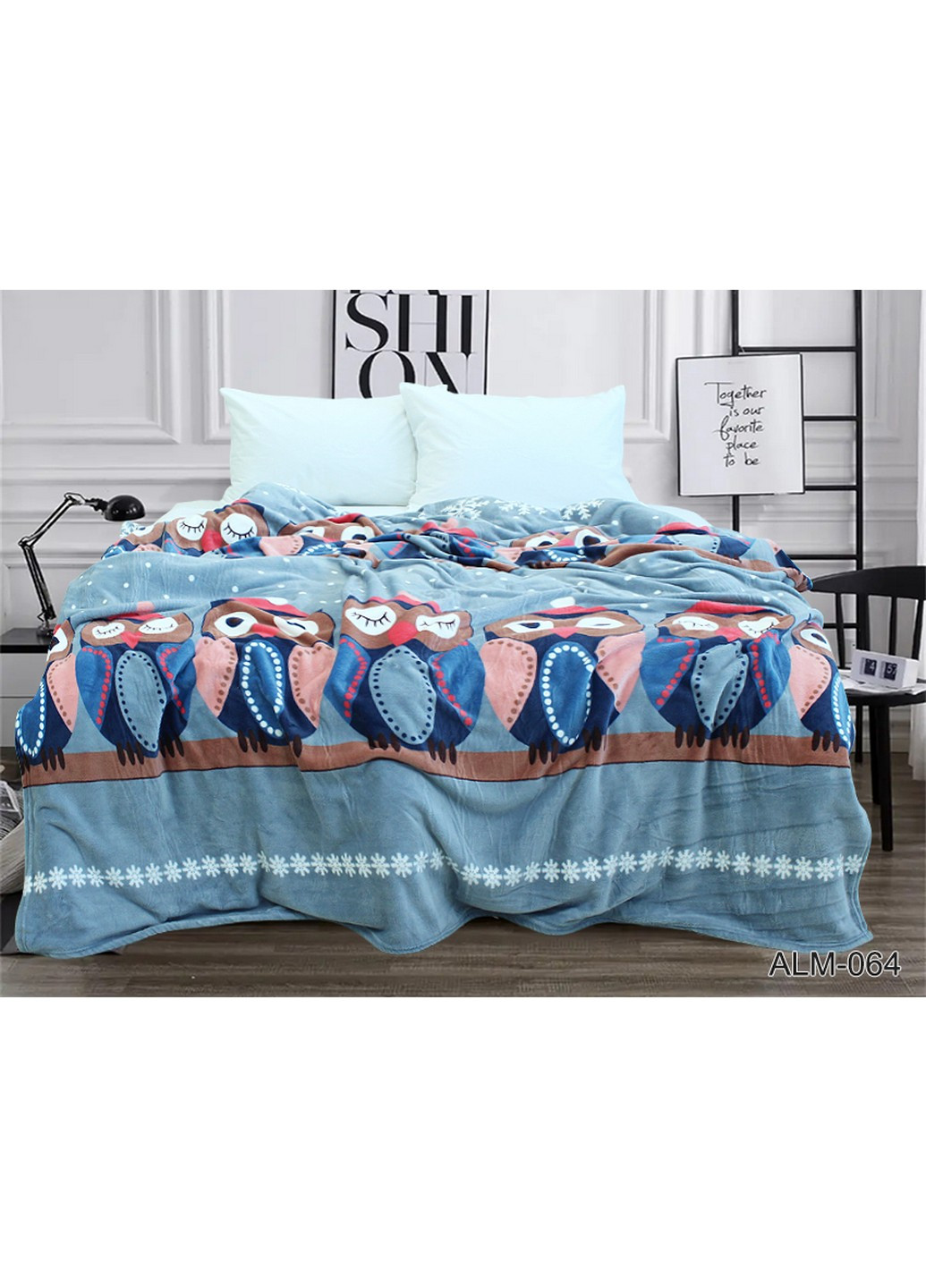 Плед велсофт (мікрофібра) 200х220 см Tag (257112669)