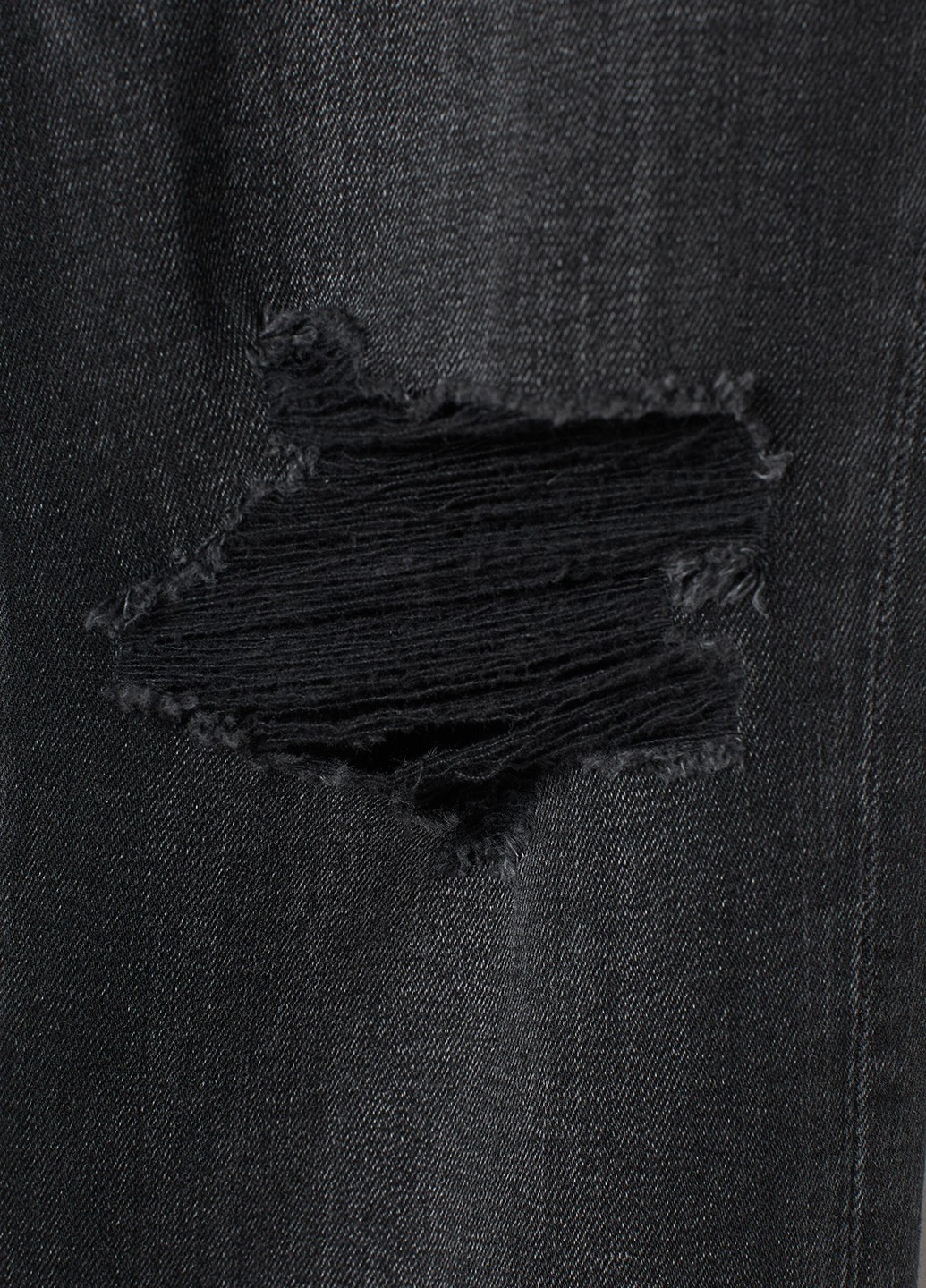 Джинси H&M однотонні темно-сірі джинсові бавовна