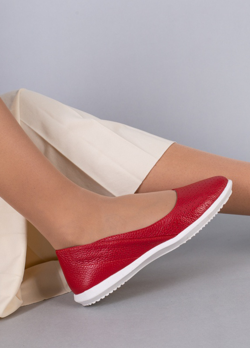 Красные кэжуал балетки shoesband Brand
