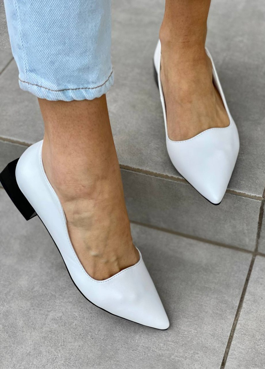 Белые кэжуал балетки shoesband Brand