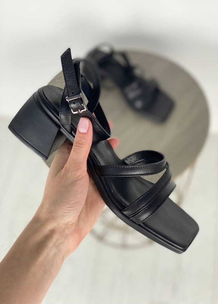 Черные босоножки shoesband Brand на липучке