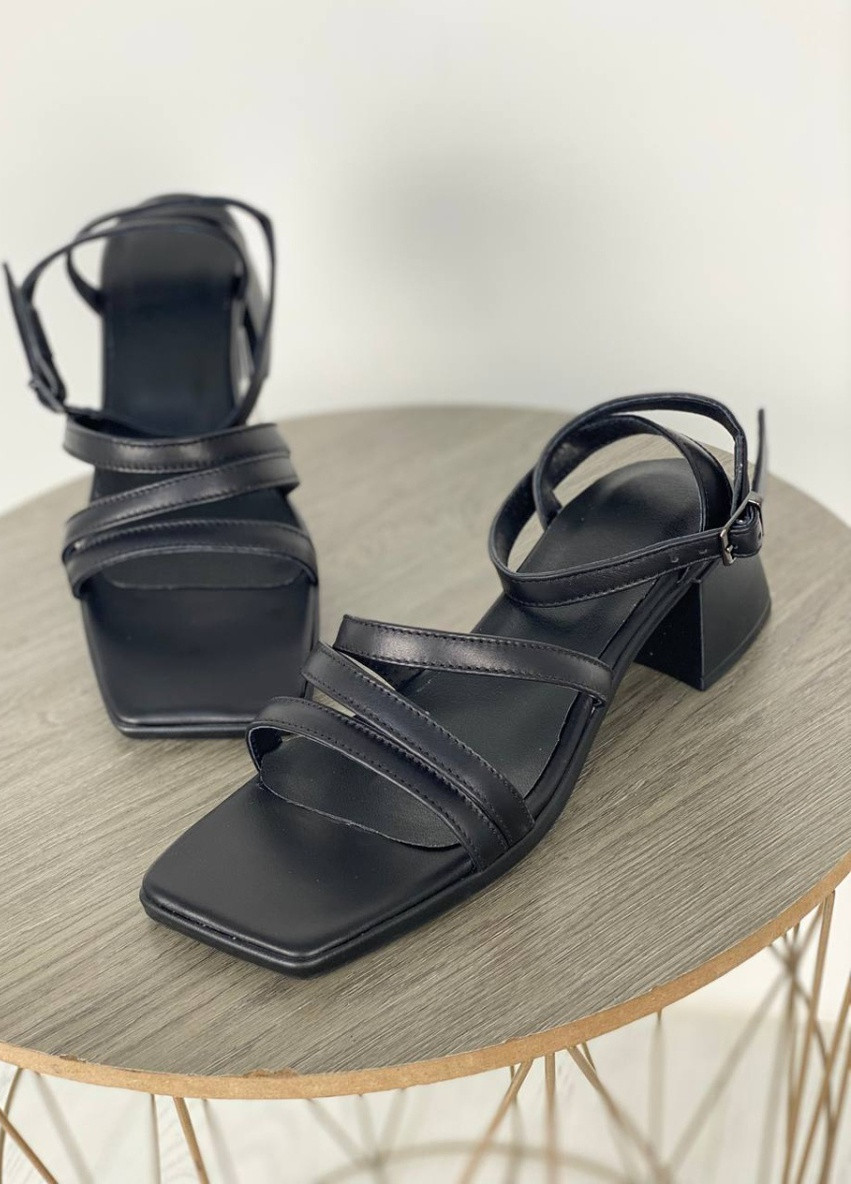 Черные босоножки shoesband Brand на липучке