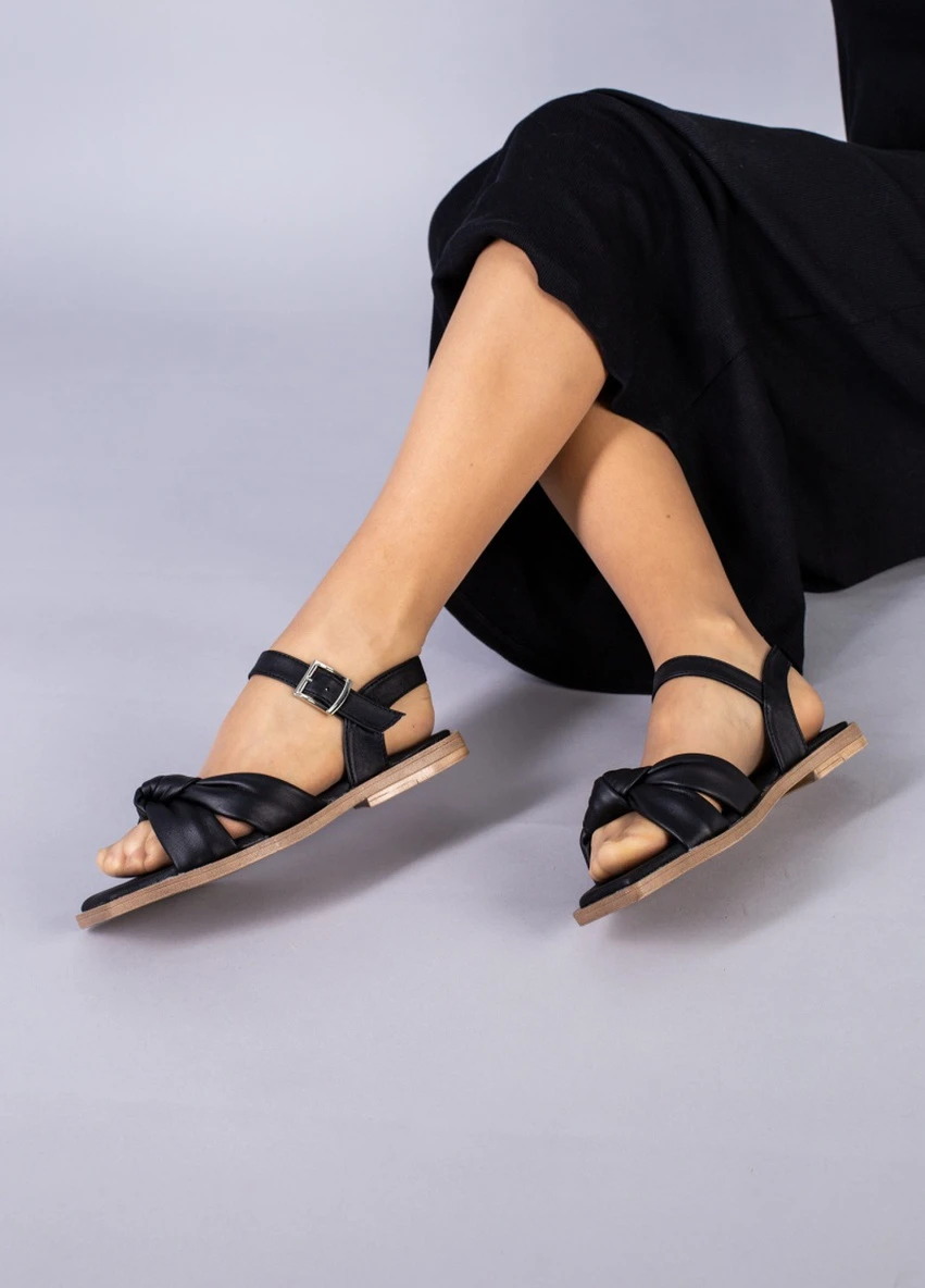 Черные босоножки shoesband Brand на липучке