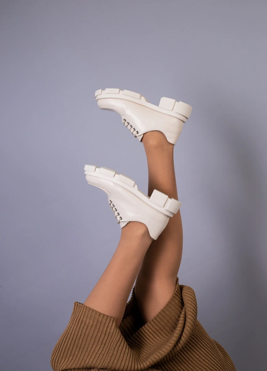 Brand Туфлі ShoesBand бежевий з натуральна шкіра, — демісезон (257136412)