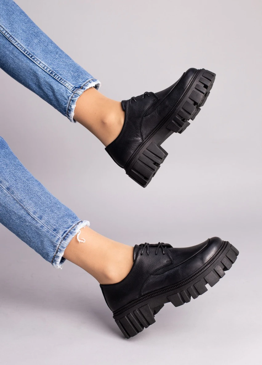 Brand Туфли ShoesBand черный з натуральная кожа, — демисезон (257136550)