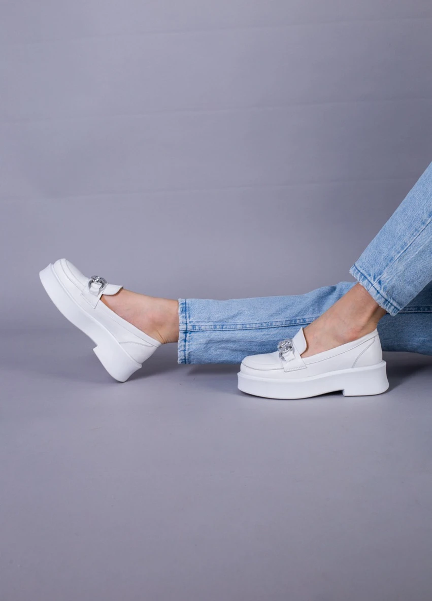 Brand Туфли ShoesBand белый з натуральная кожа, — демисезон (257136454)