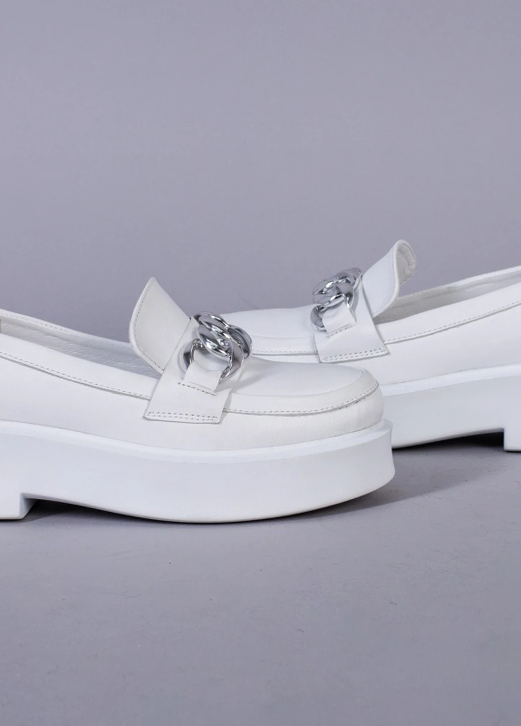 Brand Туфли ShoesBand белый з натуральная кожа, — демисезон (257136454)