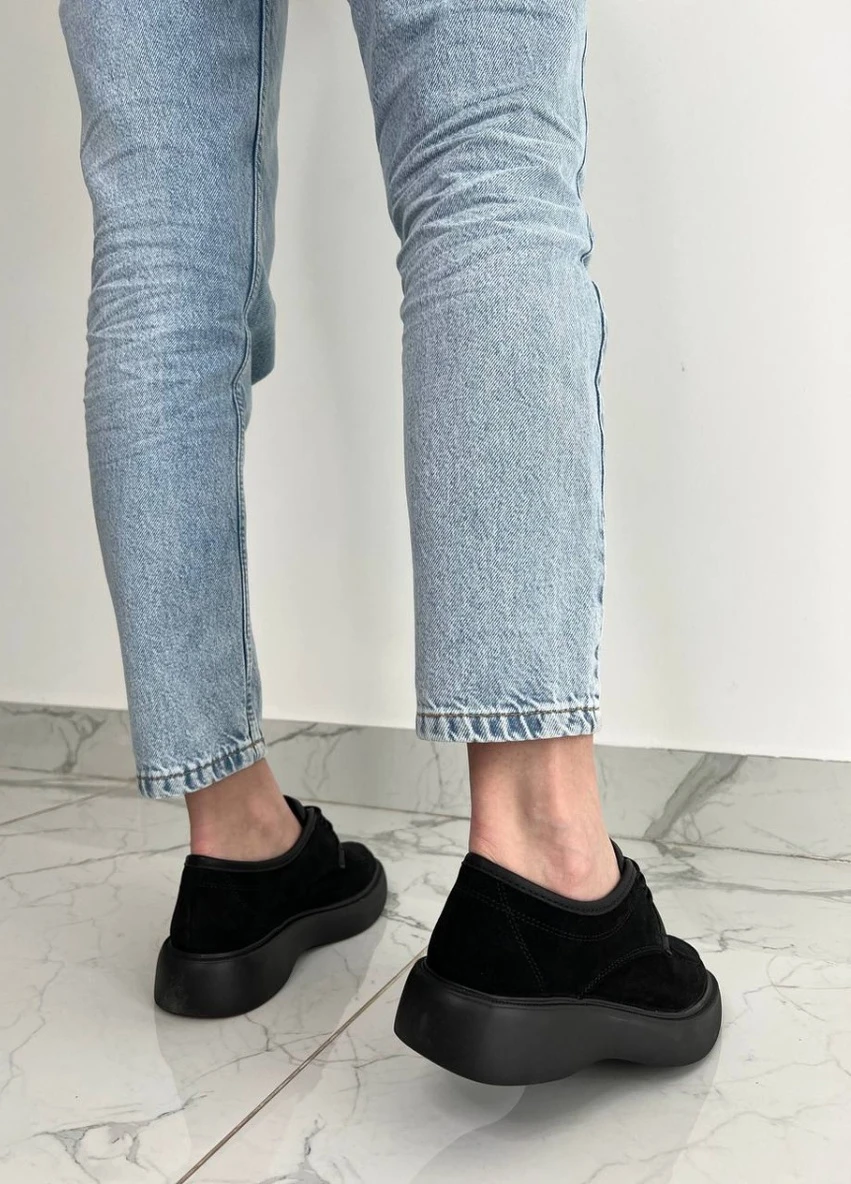 Brand Туфлі ShoesBand чорний з натуральна замша, — демісезон (257136195)