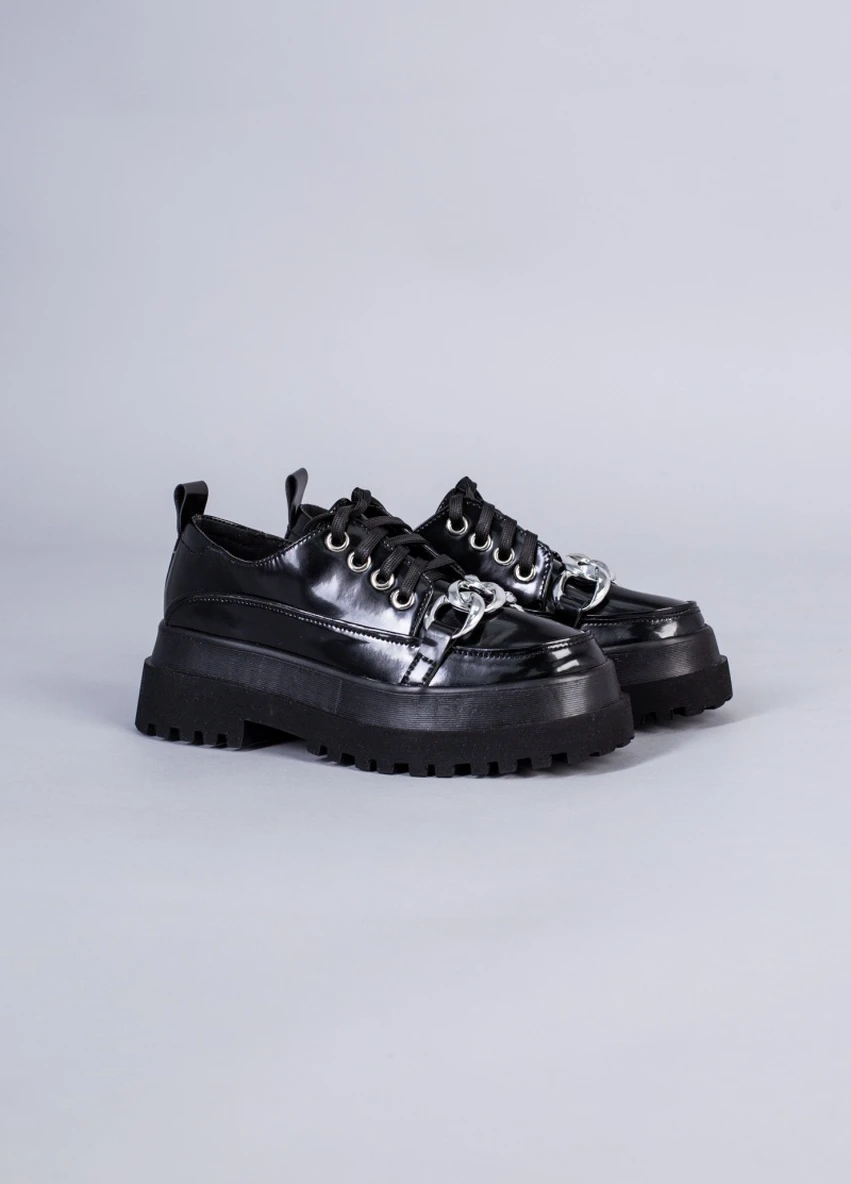 Brand Туфлі ShoesBand чорний з натуральна шкіра, — демісезон (257136228)
