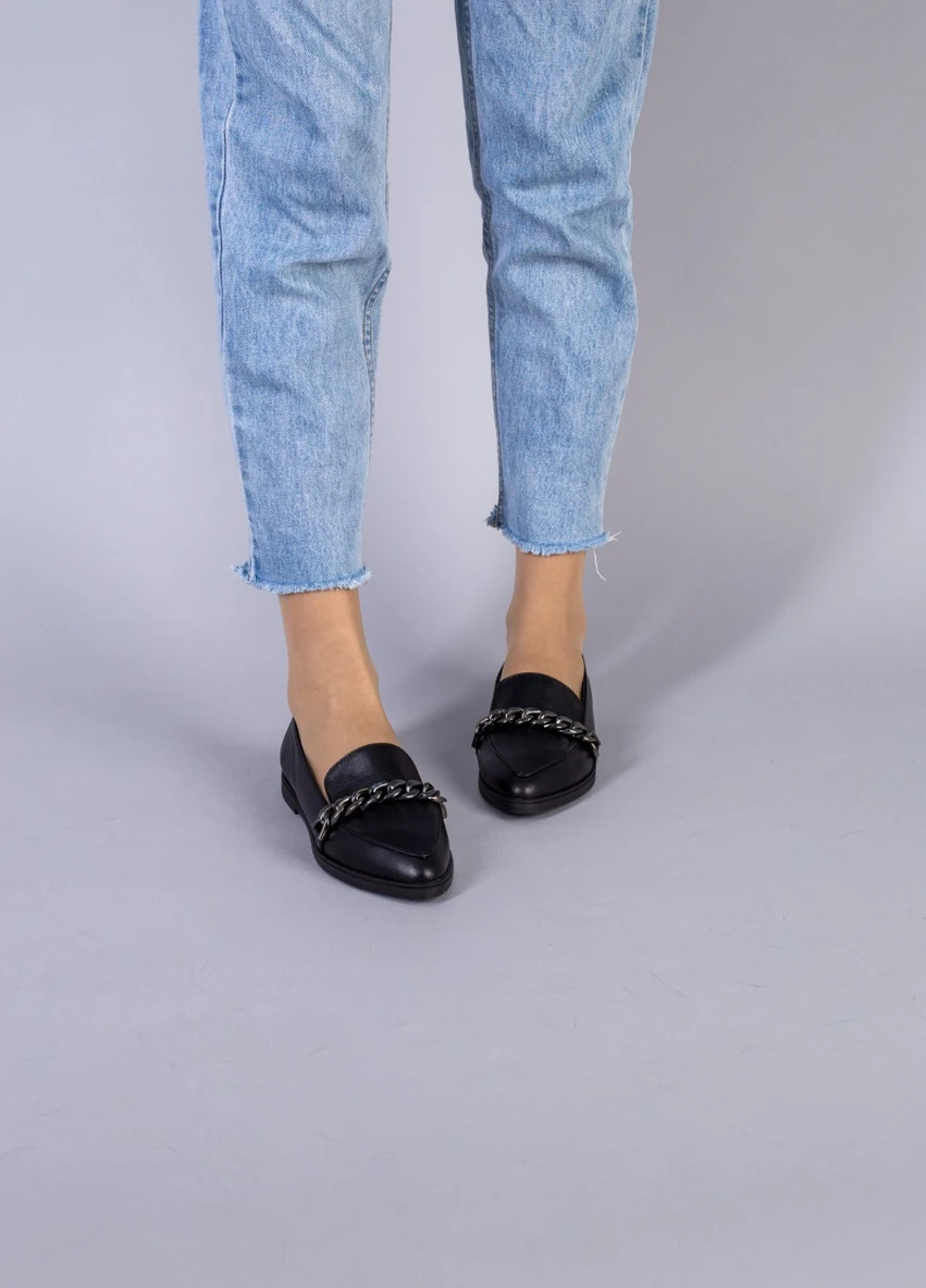 Brand Туфлі ShoesBand чорний з натуральна шкіра, — демісезон (257136351)