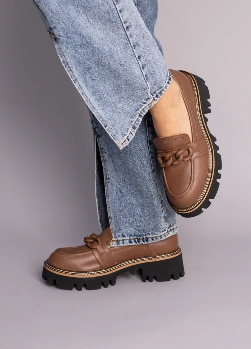 Brand Туфлі ShoesBand коричневий з натуральна шкіра, — демісезон (257136613)