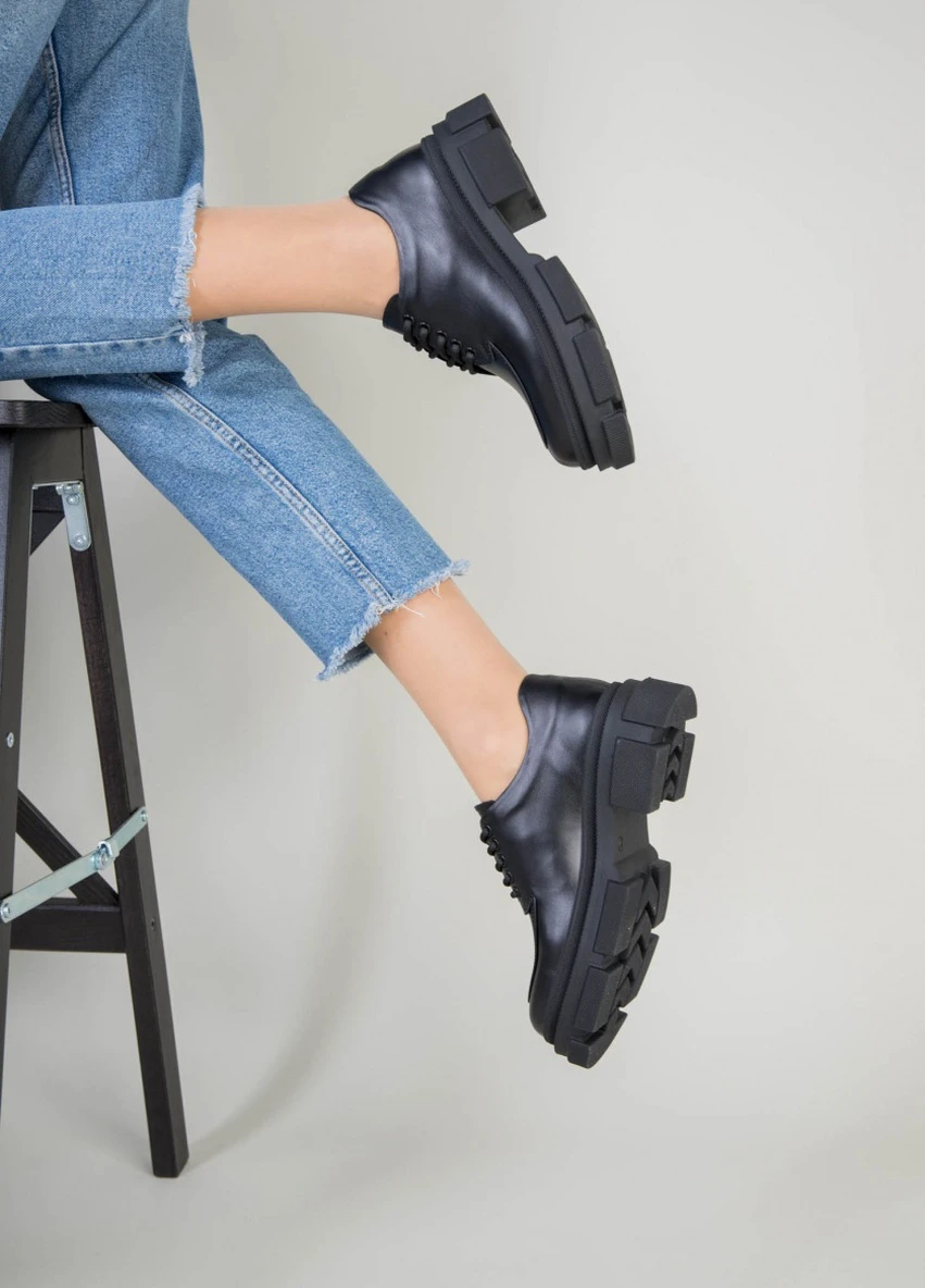 Brand Туфлі ShoesBand чорний з натуральна шкіра, — демісезон (257136287)