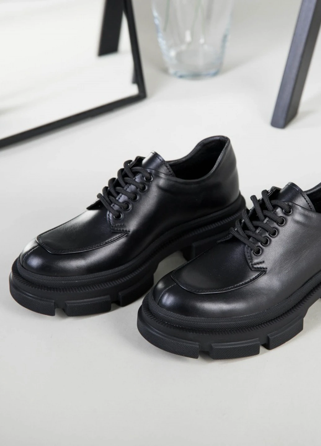 Brand Туфлі ShoesBand чорний з натуральна шкіра, — демісезон (257136287)