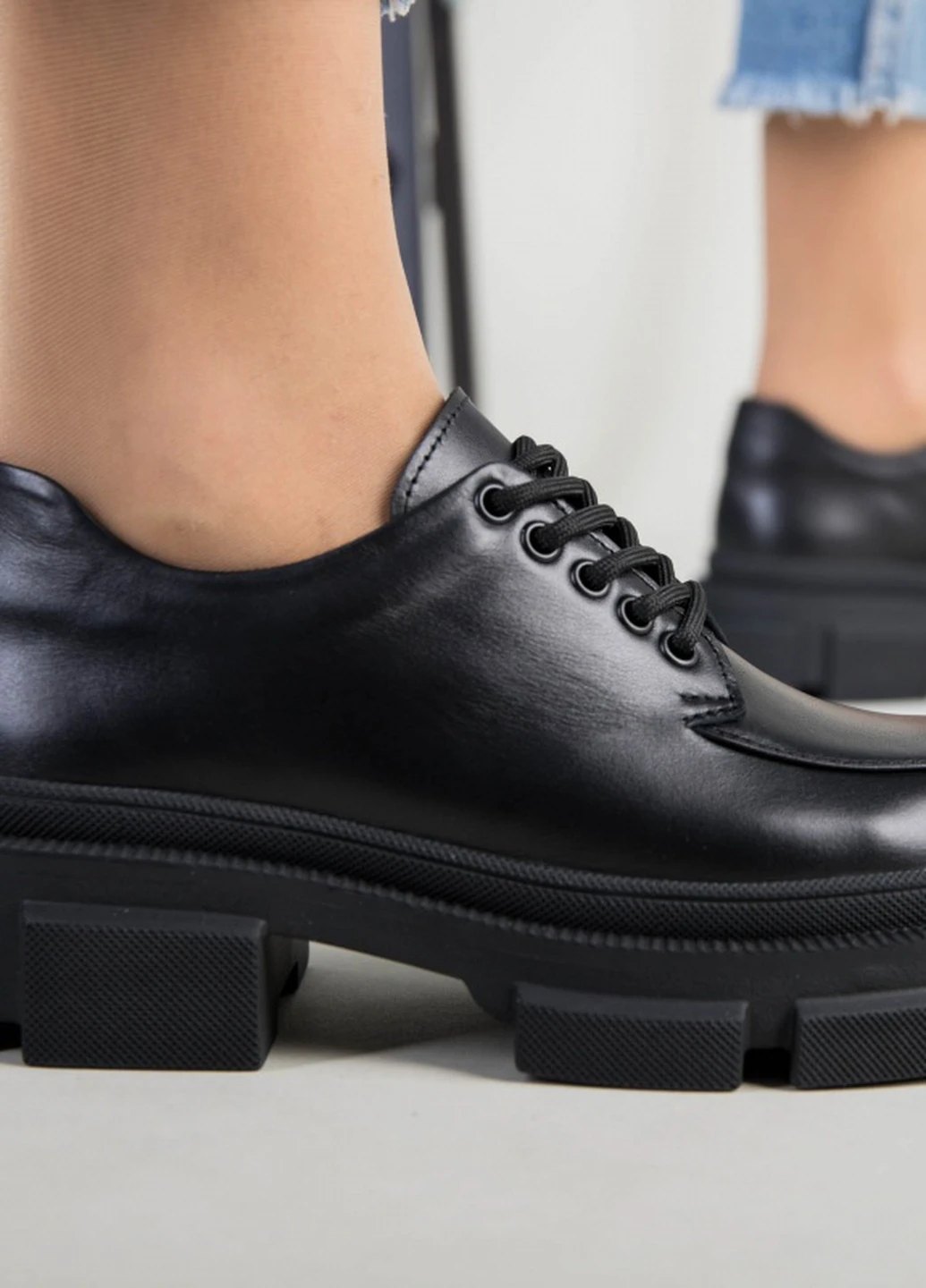 Brand Туфлі ShoesBand чорний з натуральна шкіра, — демісезон (257136287)