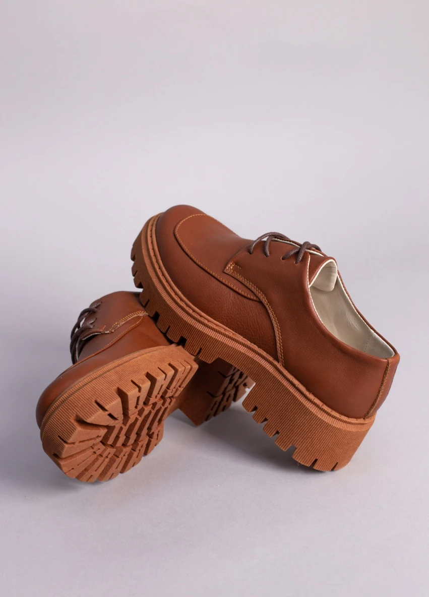 Brand Туфлі ShoesBand коричневий з натуральна шкіра, — демісезон (257136302)