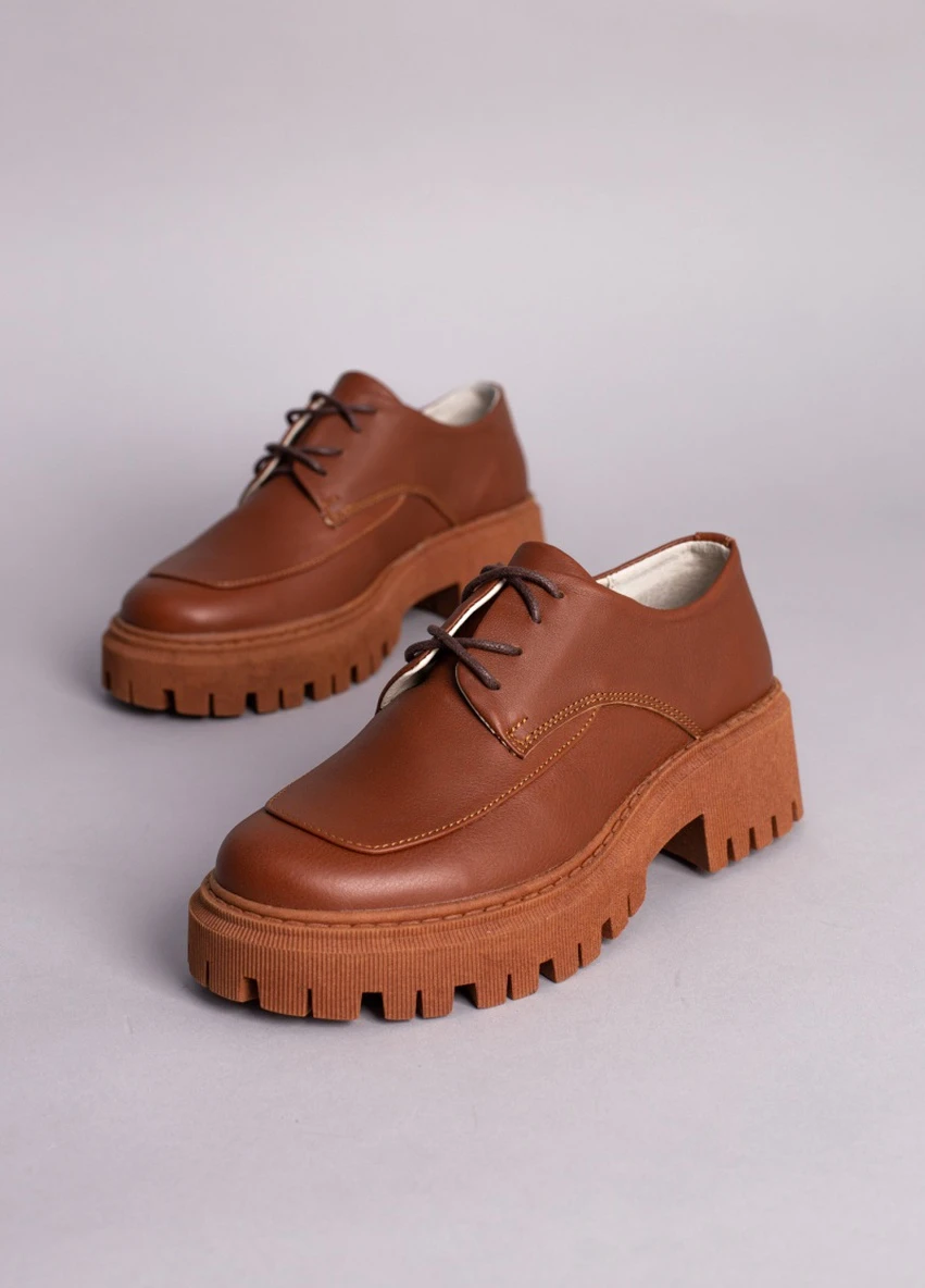 Brand Туфлі ShoesBand коричневий з натуральна шкіра, — демісезон (257136302)