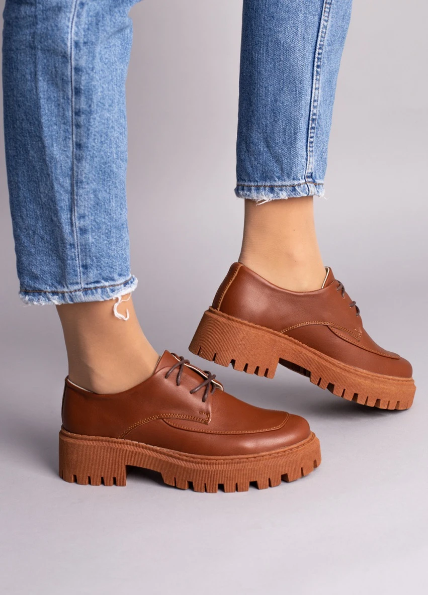 Brand Туфлі ShoesBand коричневий з натуральна шкіра, — демісезон (257136302)